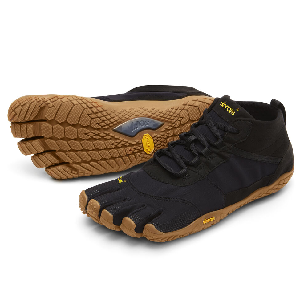 Vibram Fivefingers V-Trek Erkek Yürüyüş Ayakkabısı Siyah,RU2543097